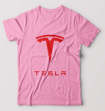 Load image into Gallery viewer, Tesla T-Shirt for Men-Light Baby Pink-Ektarfa.online
