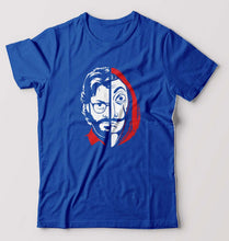 Load image into Gallery viewer, Money Heist The Professor T-Shirt for Men-Royal Blue-Ektarfa.online
