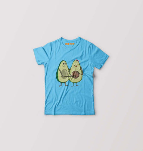 Avocado Kids T-Shirt for Boy/Girl-Light blue-Ektarfa.online