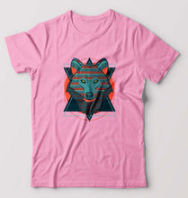 Load image into Gallery viewer, Fox Wolf T-Shirt for Men-Light Baby Pink-Ektarfa.online

