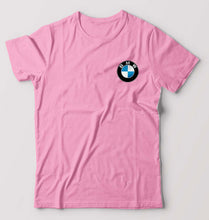 Load image into Gallery viewer, BMW T-Shirt for Men-S(38 Inches)-Light Baby Pink-Ektarfa.online
