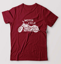 Load image into Gallery viewer, Motorcycle T-Shirt for Men-Maroon-Ektarfa.online
