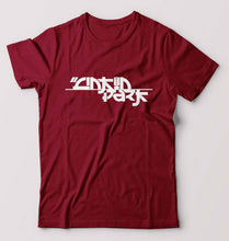 Load image into Gallery viewer, Linkin Park T-Shirt for Men-S(38 Inches)-Maroon-Ektarfa.online
