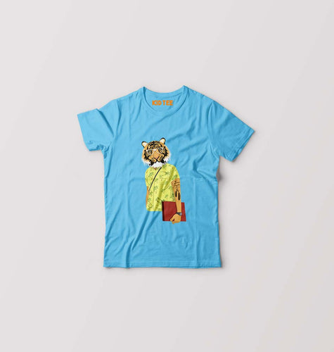 TIGER Kids T-Shirt for Boy/Girl-Light Blue-Ektarfa.online