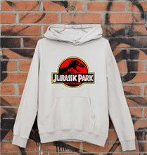 Load image into Gallery viewer, Jurassic Park Unisex Hoodie for Men/Women-S(40 Inches)-Grey Melange-Ektarfa.online
