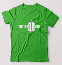Load image into Gallery viewer, Doctor Who T-Shirt for Men-S(38 Inches)-flag green-Ektarfa.online
