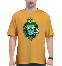 Load image into Gallery viewer, Weed Monster Oversized T-Shirt for Men-Golden Yellow-Ektarfa.online
