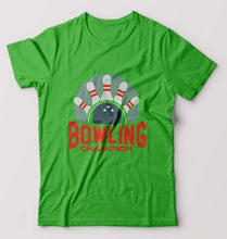 Load image into Gallery viewer, Bowling Champion T-Shirt for Men-flag green-Ektarfa.online
