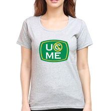 Load image into Gallery viewer, John Cena T-Shirt for Women-XS(32 Inches)-Grey Melange-Ektarfa.online
