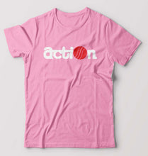 Load image into Gallery viewer, Action T-Shirt for Men-S(38 Inches)-Light Baby Pink-Ektarfa.online
