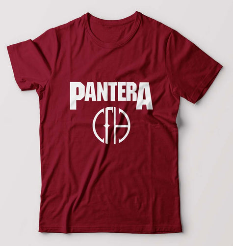 Pantera T-Shirt for Men-Maroon-Ektarfa.online