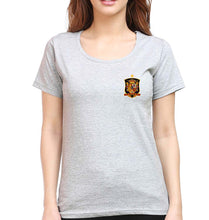 Load image into Gallery viewer, Spain Football T-Shirt for Women-XS(32 Inches)-Grey Melange-Ektarfa.online
