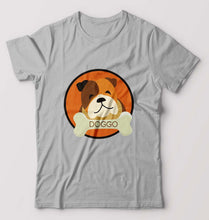 Load image into Gallery viewer, Dog T-Shirt for Men-Grey Melange-Ektarfa.online
