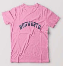 Load image into Gallery viewer, Harry Potter Hogwarts T-Shirt for Men-Light Baby Pink-Ektarfa.online
