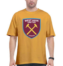Load image into Gallery viewer, West-Ham Oversized T-Shirt for Men-Golden Yellow-Ektarfa.online
