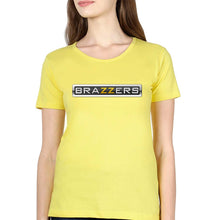 Load image into Gallery viewer, Brazzers T-Shirt for Women-Yellow-Ektarfa.online
