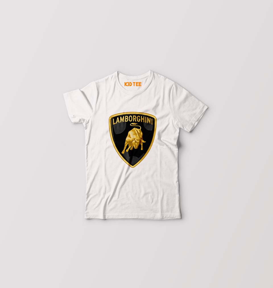 Lamborghini Kids T-Shirt for Boy/Girl-0-1 Year(20 Inches)-White-Ektarfa.online