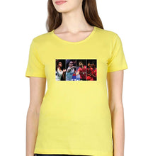Load image into Gallery viewer, Badminton Players T-Shirt for Women-Yellow-Ektarfa.online

