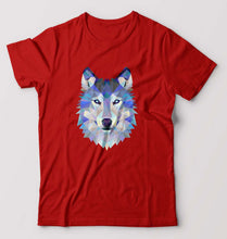 Load image into Gallery viewer, Wolf T-Shirt for Men-Red-Ektarfa.online
