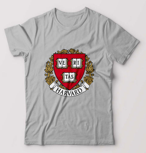 Harvard University T-Shirt for Men-Grey Melange-Ektarfa.online