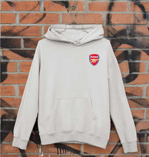 Load image into Gallery viewer, Arsenal Logo Unisex Hoodie for Men/Women-S(40 Inches)-Grey Melange-Ektarfa.online
