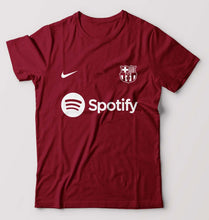 Load image into Gallery viewer, Barcelona 2022-23 T-Shirt for Men-S(38 Inches)-Maroon-Ektarfa.online
