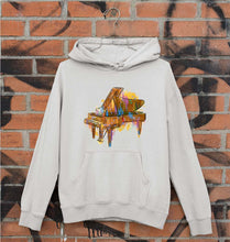 Load image into Gallery viewer, Piano Unisex Hoodie for Men/Women-Grey Melange-Ektarfa.online
