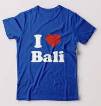 Load image into Gallery viewer, I Love Bali T-Shirt for Men-Royal Blue-Ektarfa.online
