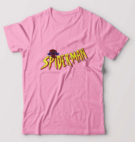 Spiderman Superhero T-Shirt for Men-Light Baby Pink-Ektarfa.online