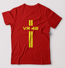 Load image into Gallery viewer, Valentino Rossi(VR 46) T-Shirt for Men-S(38 Inches)-Red-Ektarfa.online
