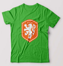 Load image into Gallery viewer, Netherlands Football T-Shirt for Men-S(38 Inches)-flag green-Ektarfa.online
