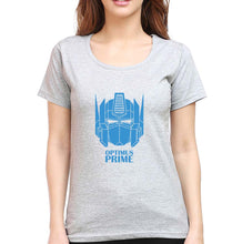 Load image into Gallery viewer, Optimus Prime T-Shirt for Women-Grey Melange-Ektarfa.online
