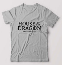 Load image into Gallery viewer, House of the Dragon (GOT) T-Shirt for Men-Grey Melange-Ektarfa.online
