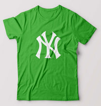 Load image into Gallery viewer, New York Yankees T-Shirt for Men-S(38 Inches)-Flag Green-Ektarfa.online
