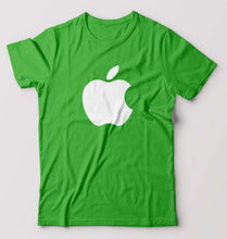 Load image into Gallery viewer, Apple T-Shirt for Men-S(38 Inches)-Flag Green-Ektarfa.online
