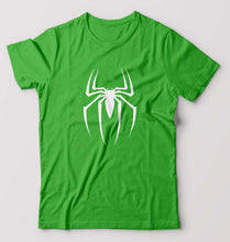 Load image into Gallery viewer, Spiderman T-Shirt for Men-S(38 Inches)-Flag Green-Ektarfa.online
