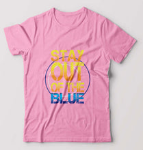Load image into Gallery viewer, PUBG Stay Out Of The Blue T-Shirt for Men-Light Baby Pink-Ektarfa.online
