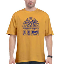 Load image into Gallery viewer, IIM Ahmedabad Oversized T-Shirt for Men-Golden Yellow-Ektarfa.online

