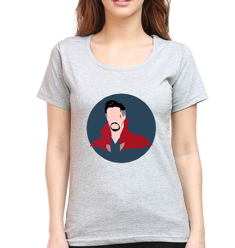 Doctor Strange Superhero T-Shirt for Women-Grey Melange-Ektarfa.online