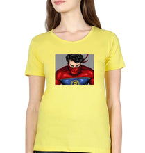 Load image into Gallery viewer, Minnal Murali T-Shirt for Women-XS(32 Inches)-Yellow-Ektarfa.online
