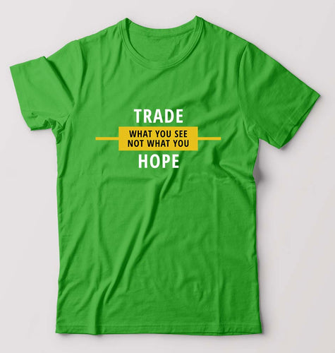Share Market(Stock Market) T-Shirt for Men-S(38 Inches)-flag green-Ektarfa.online