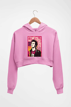 Load image into Gallery viewer, Sid Vicious Crop HOODIE FOR WOMEN-Light Baby Pink-Ektarfa.online
