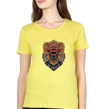Load image into Gallery viewer, Monster T-Shirt for Women-XS(32 Inches)-Yellow-Ektarfa.online
