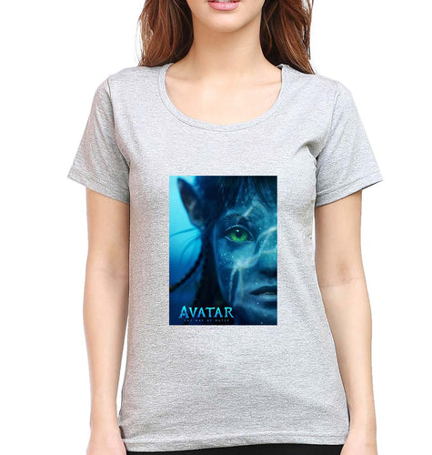 Avatar T-Shirt for Women-Grey Melange-Ektarfa.online
