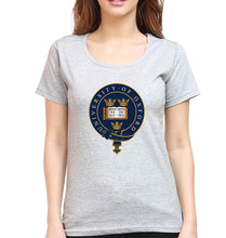 Load image into Gallery viewer, University of Oxford T-Shirt for Women-Grey Melange-Ektarfa.online
