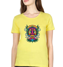Load image into Gallery viewer, Weed Joint Stoned T-Shirt for Women-XS(32 Inches)-Yellow-Ektarfa.online
