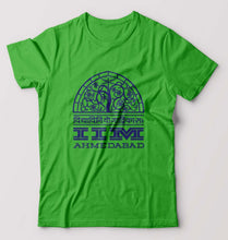 Load image into Gallery viewer, IIM Ahmedabad T-Shirt for Men-S(38 Inches)-flag green-Ektarfa.online
