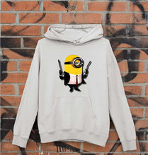 Load image into Gallery viewer, Minion Unisex Hoodie for Men/Women-S(40 Inches)-Grey-Ektarfa.online
