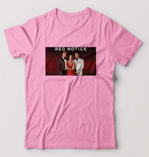 Load image into Gallery viewer, Red Notice T-Shirt for Men-S(38 Inches)-Light Baby Pink-Ektarfa.online
