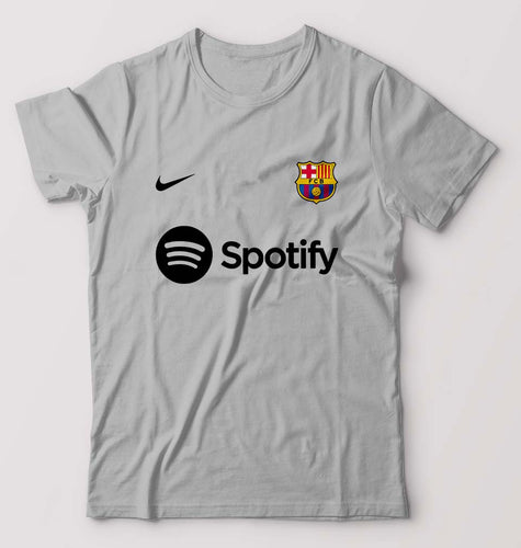 Barcelona 2022-23 T-Shirt for Men-S(38 Inches)-Grey Melange-Ektarfa.online